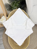 Cotton Velour Newborn Hospital Receiving Blanket & Swaddle Wrap