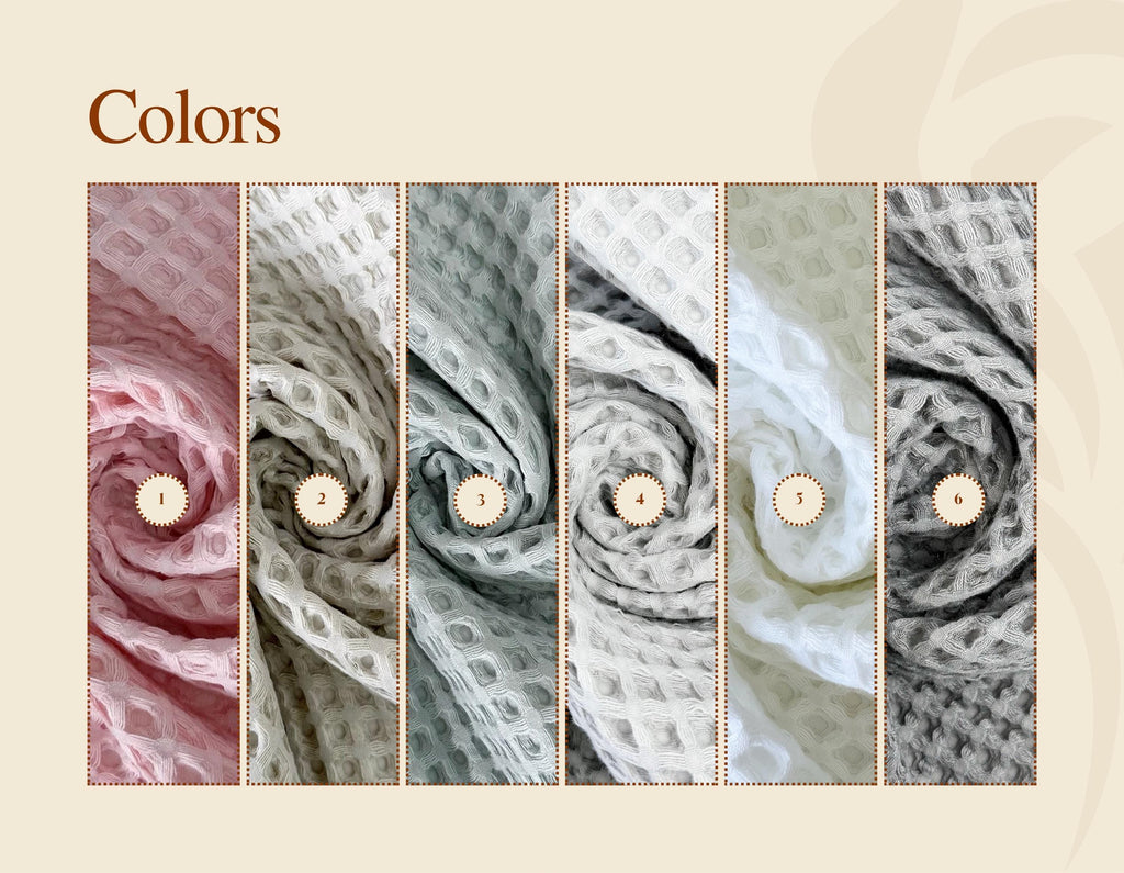 Cotton Waffle Weave Bath Towel Lightweight Large Quick Dry Spa Sheet