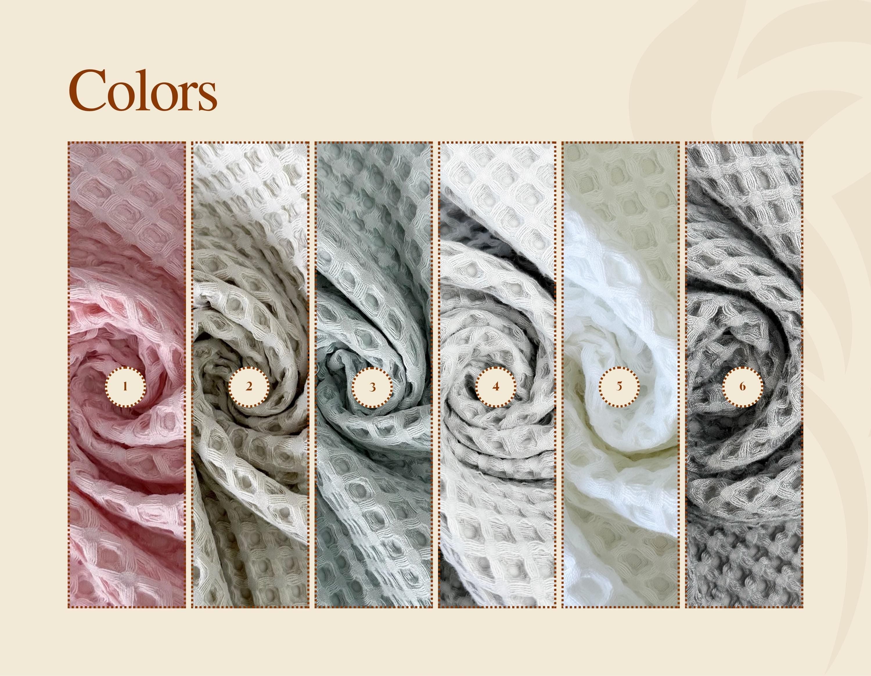 Cotton Waffle Weave Bath Towel Lightweight Large Quick Dry Spa Sheet