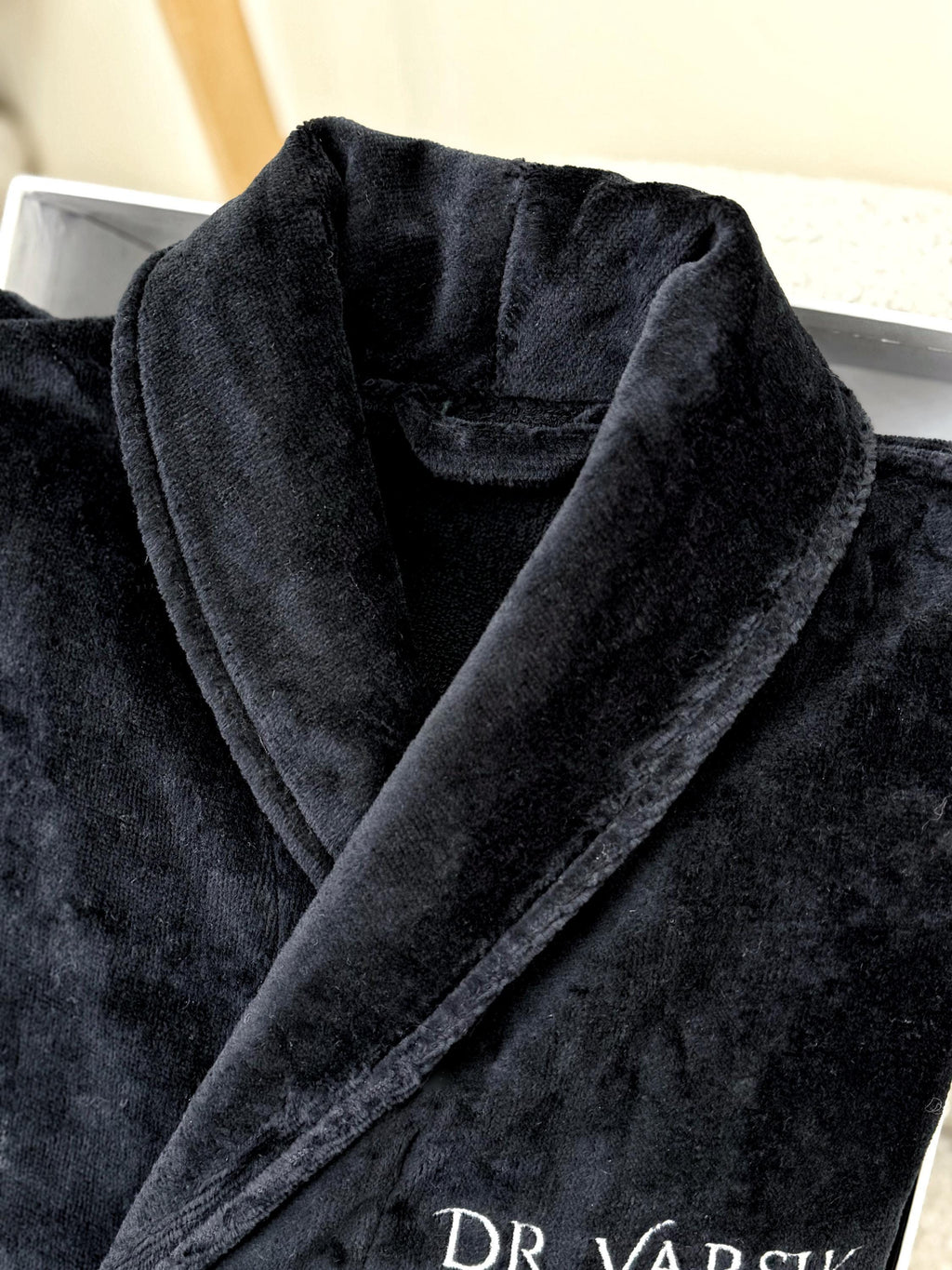 Personalized Cotton Waffle Bathrobe for Men with Custom Name Embroidery