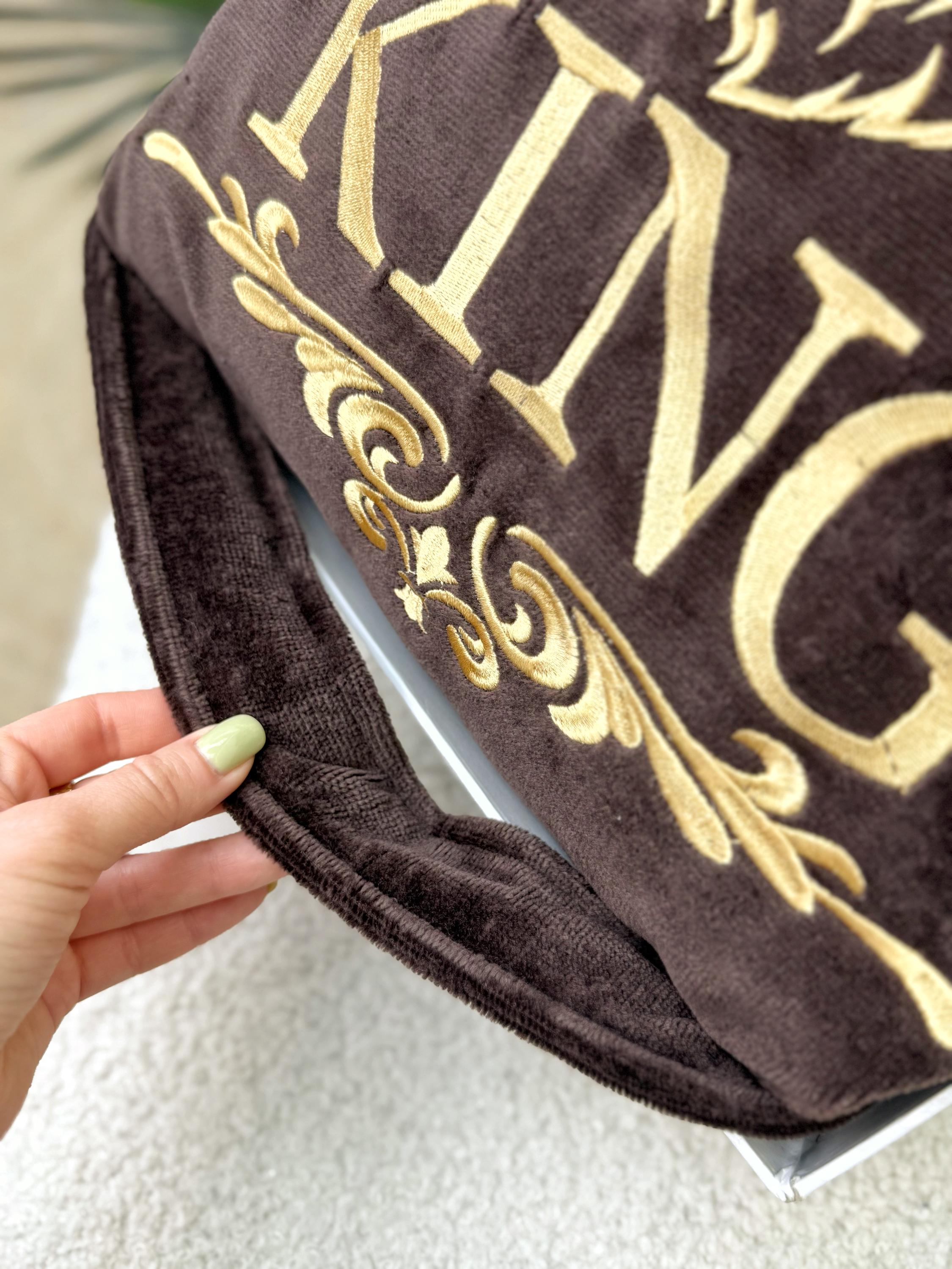 Customized Men's Hooded Cotton Bathrobe with Personalized Name Embroidery