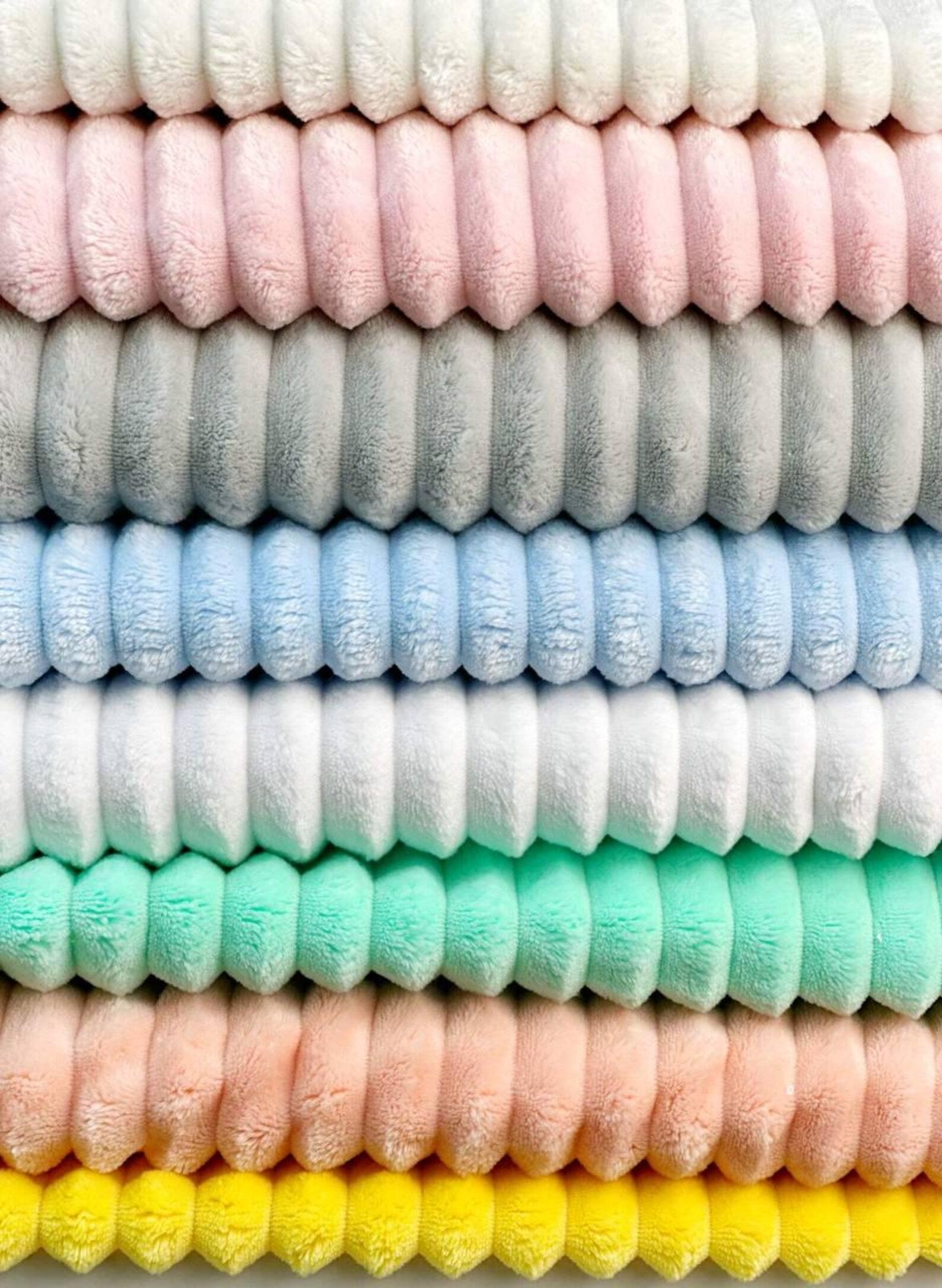 Personalized Handmade Baby Blanket with Pom-Pom Trim and Custom Embroidery