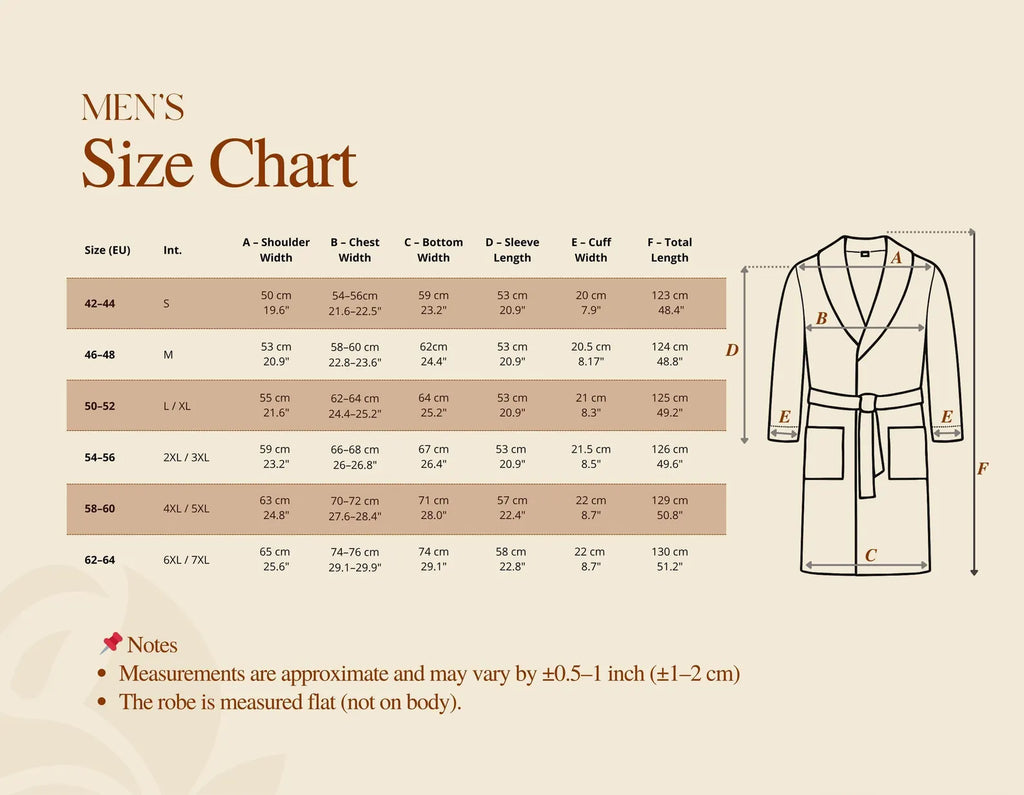 Personalized Men's Velour Terry Cotton Bathrobe with Custom Embroidery