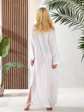 Women's Cotton Muslin Beach Tunic and Swimwear Cover-Up