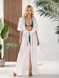 Women's Cotton Muslin Beach Tunic and Swimwear Cover-Up